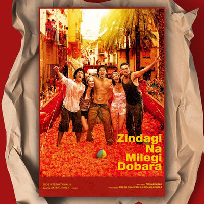 Zindagi Na Milegi Dobara Hindi Old Film Poster