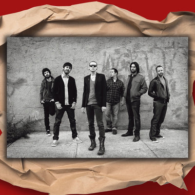 Linkin Park Old Black and White Poster
