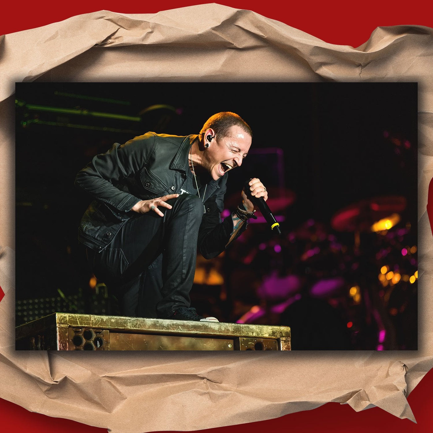 Linkin Park Lead Chester Bennington Scream 2017 Poster