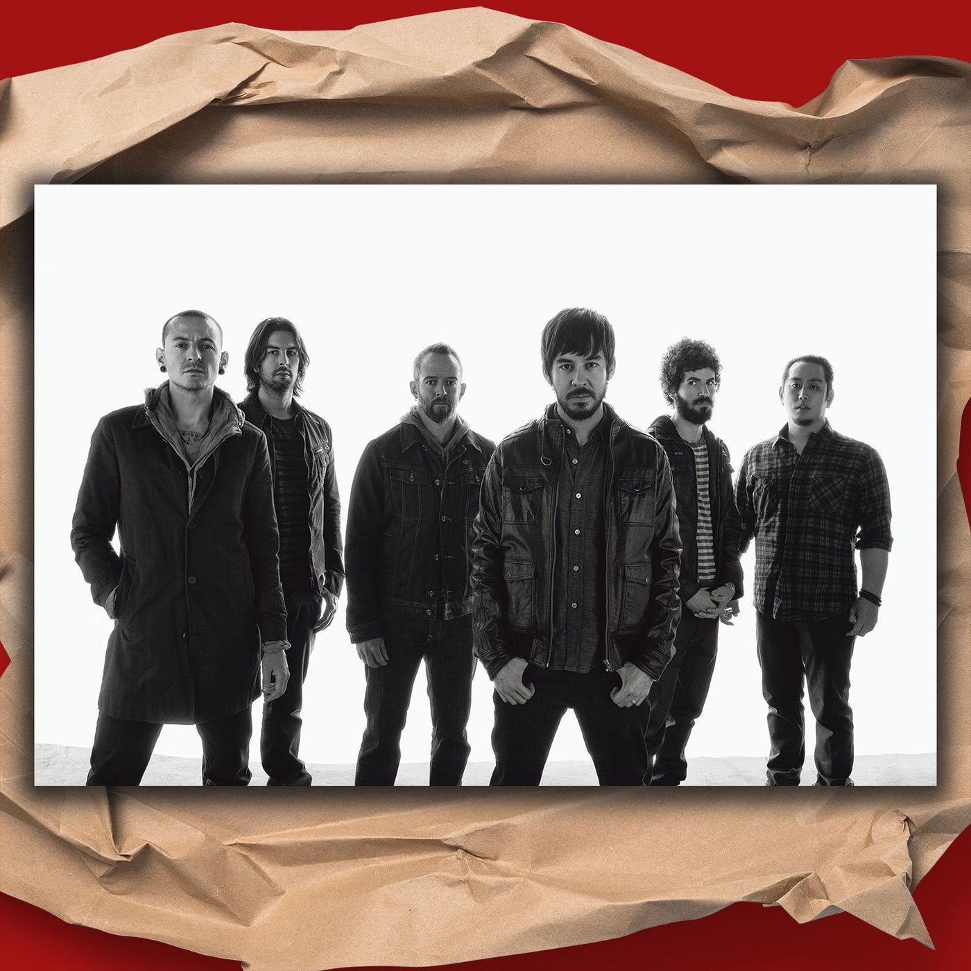 Linkin Park Black and White 2017 Poster