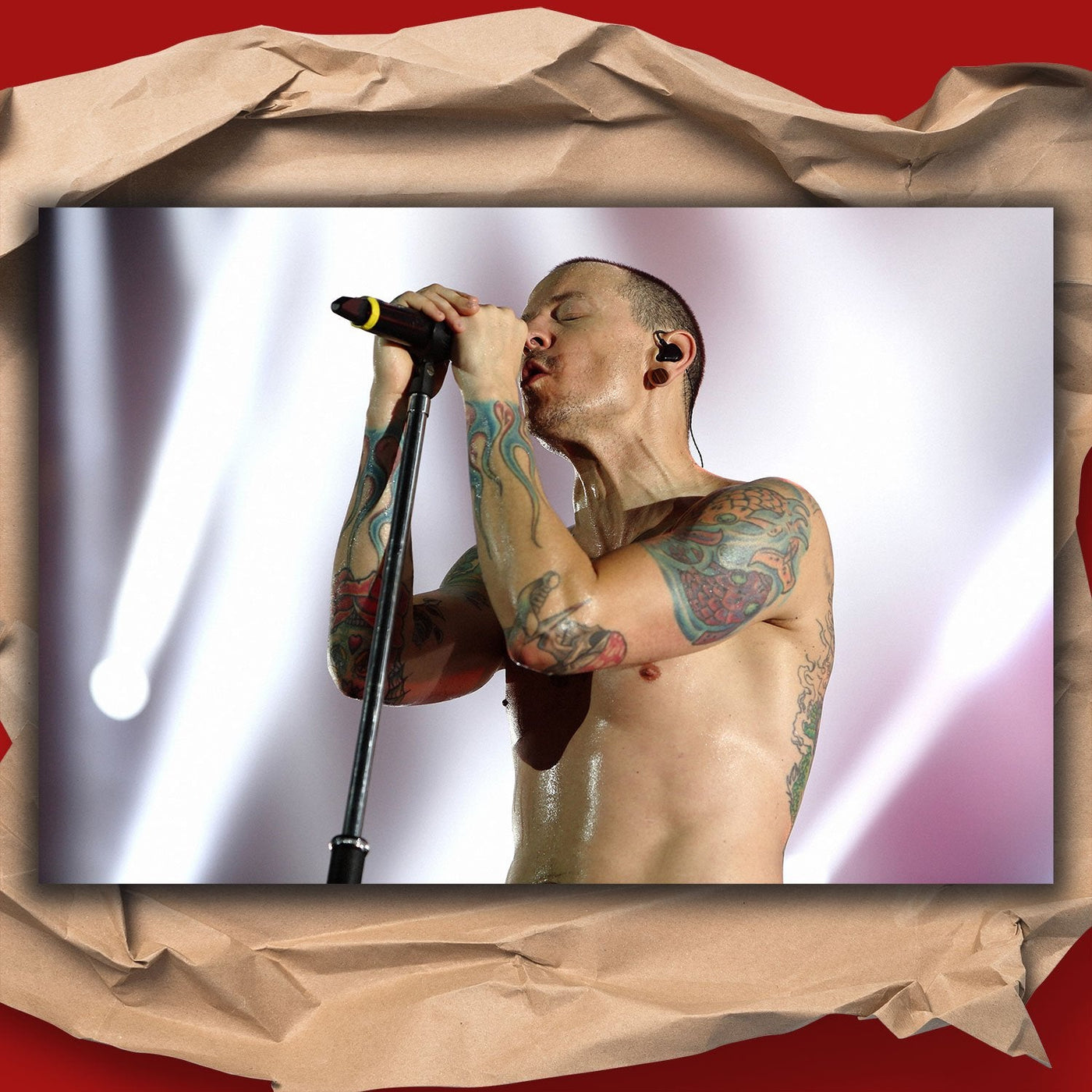 Linkin Park Lead Singer Chester Bennington Poster