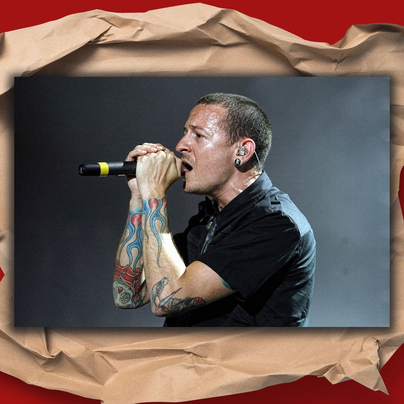Linkin Park Lead Singer Poster