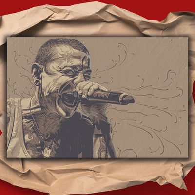 Chester Bennington Fan Art Poster