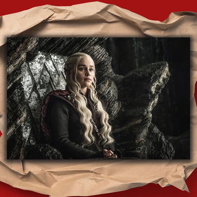 Game of Thrones Season 7 Daenerys Targaryen on Throne Poster