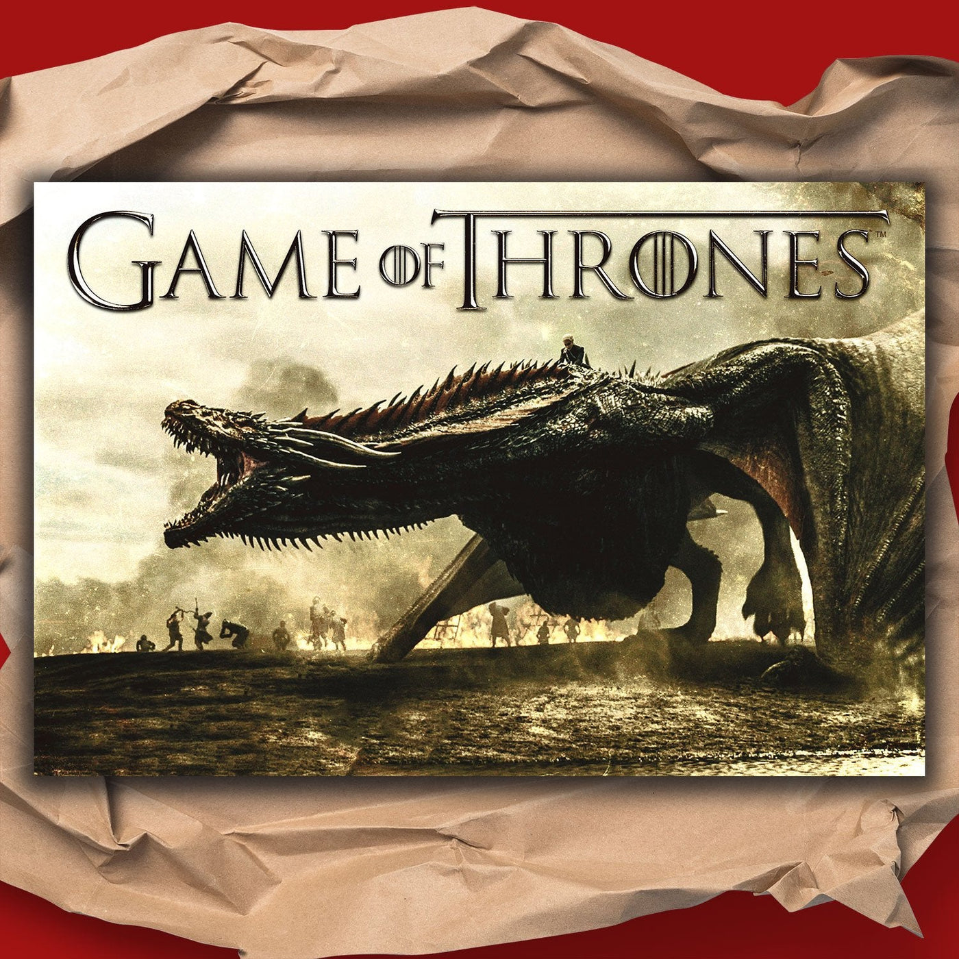 Game of Thrones Season 7 Daenerys Targaryen on Drogon Poster