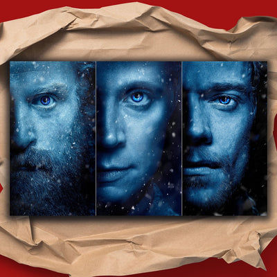 GOT 7 Tormund Giantsbane Theon Greyjoy Brienne of Tarth Poster