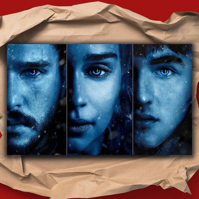 GOT 7 Season Jon Snow Daenerys Targaryen Bran Stark Poster