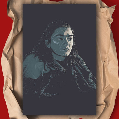 Game of Thrones Season 7 Arya Stark Fan Art Poster