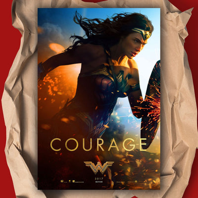 Wonder Woman 2017 Courage Movie Poster