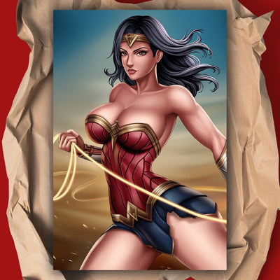 Wonder Woman Hot Fan Art Poster