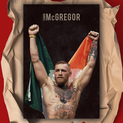 Conor McGregor Irish Flag Poster