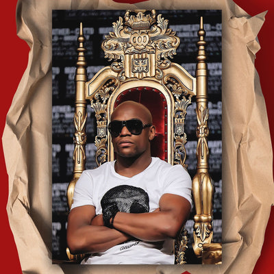 Floyd Mayweather Throne Poster