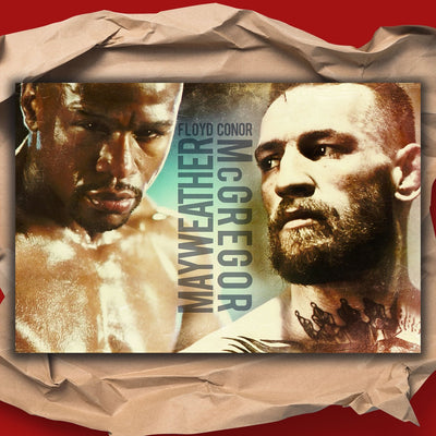 Conor McGregor vs Floyd Mayweather Fan Art Poster