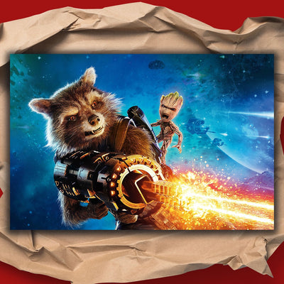 Guardians of the Galaxy Vol. 2 Rocket Raccoon Poster