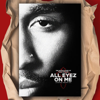 All Eyez on Me Tupac Shakur B&W Poster