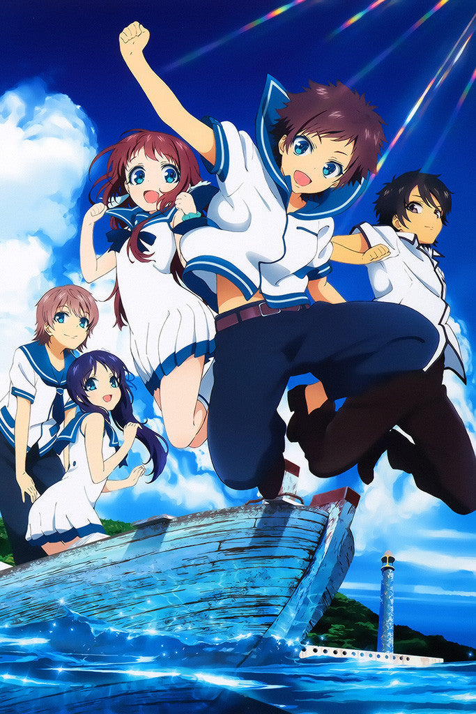 Nagi No Asukara A Lull In The Sea Animated Series Poster
