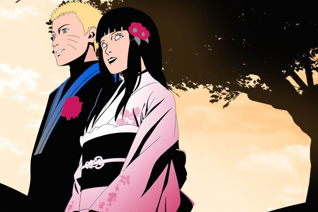 Naruto Shippuden Wedding Naruto Hinata Anime Poster