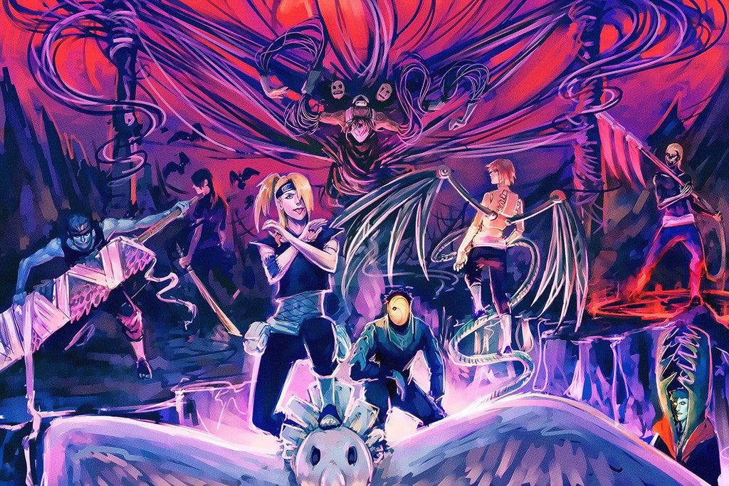 Naruto Shippuden Akatsuki Manga Poster
