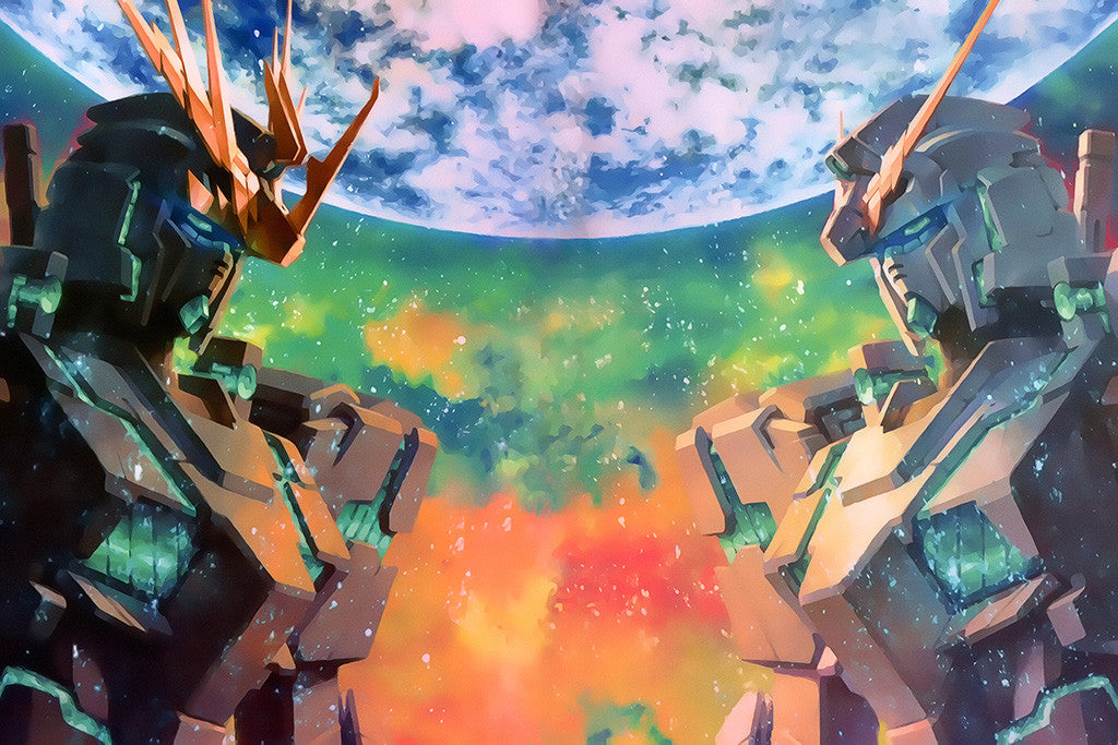 Mobile Suit Gundam Unicorn Novel Anime Poster