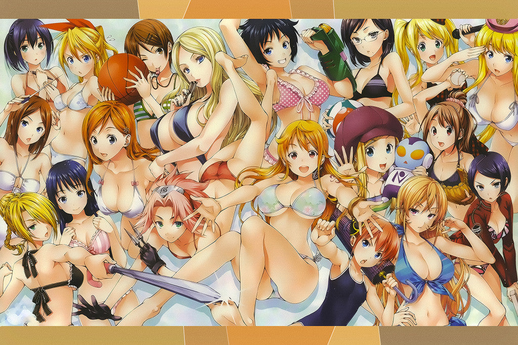 Girl Women Jump Character Anime Poster