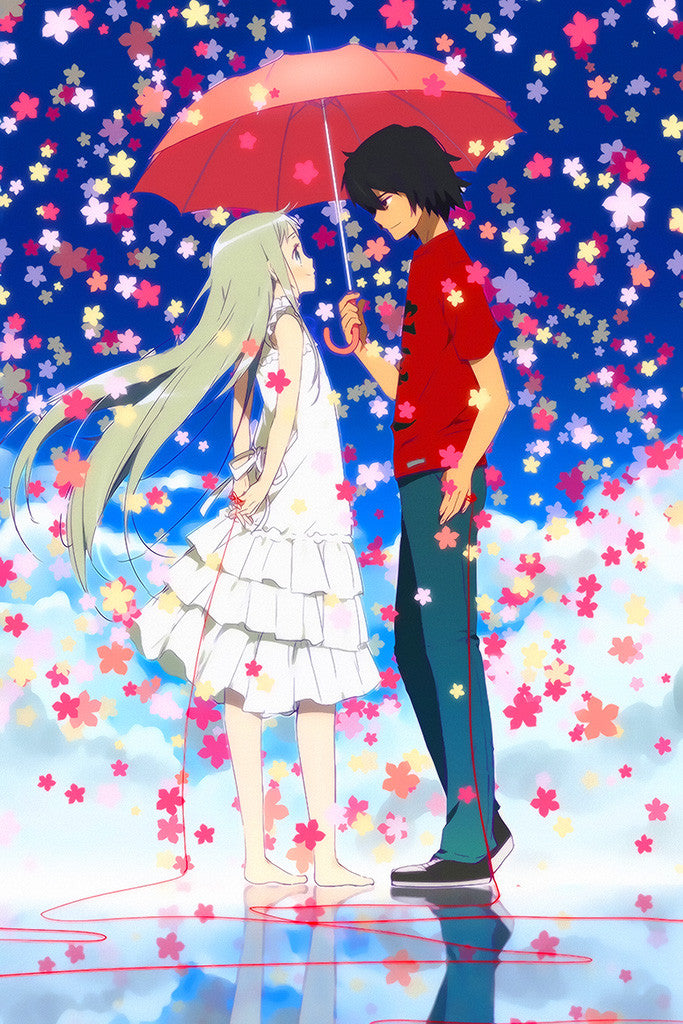 Anohana The Flower We Saw That Day Romantic Anime Poster