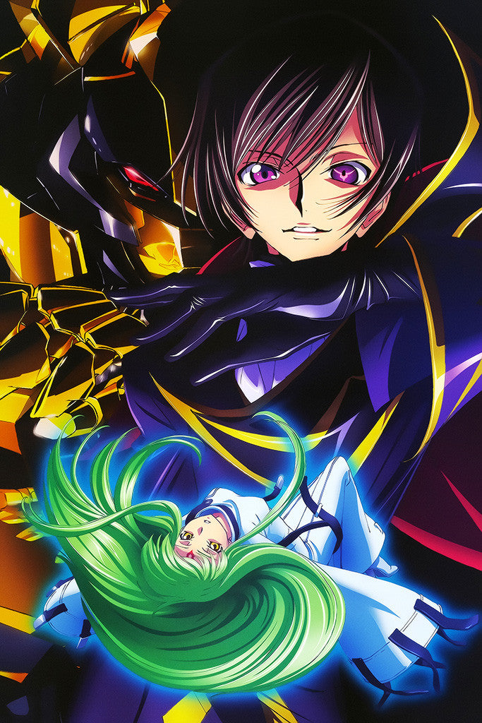 Code Geass Zero Lelouch Japanese Anime Series Poster