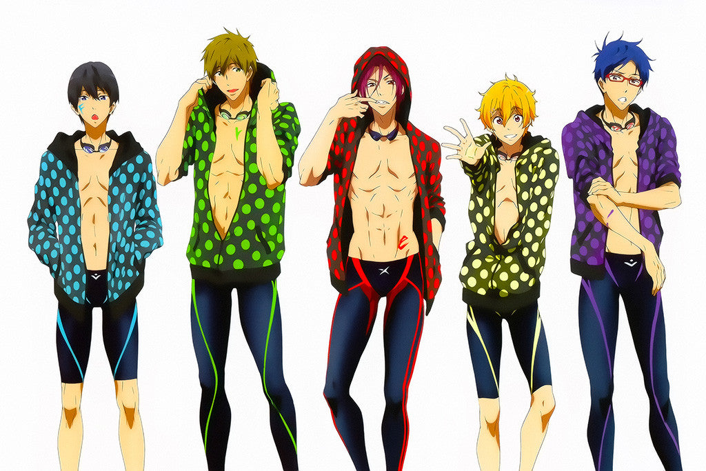 Free Anime Characters Poster