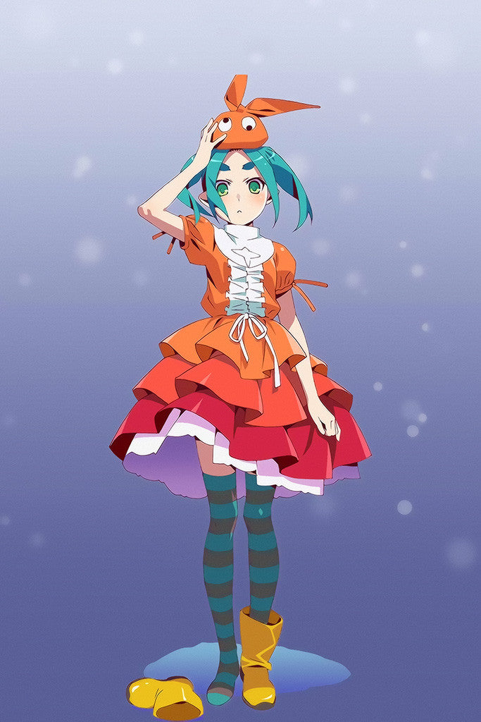 Monogatari Series Yotsugi Ononoki Anime Poster