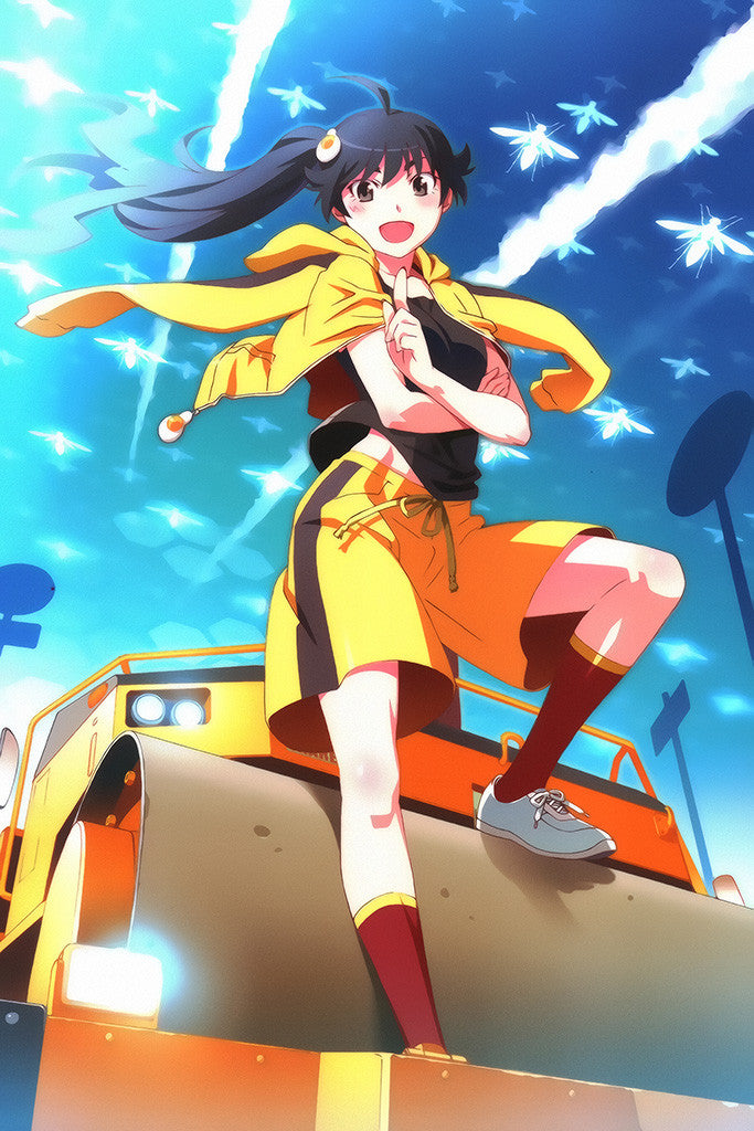 Monogatari Series Karen Araragi Anime Poster