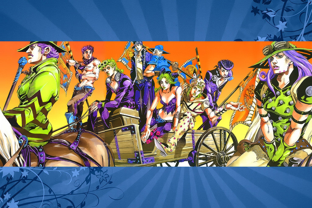Jojo Bizarre Adventure Manga Anime Poster