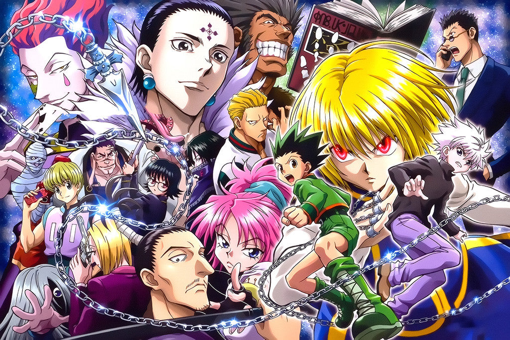 Hunter X Hunter Gon Killua Hisoka Chrollo Manga Poster