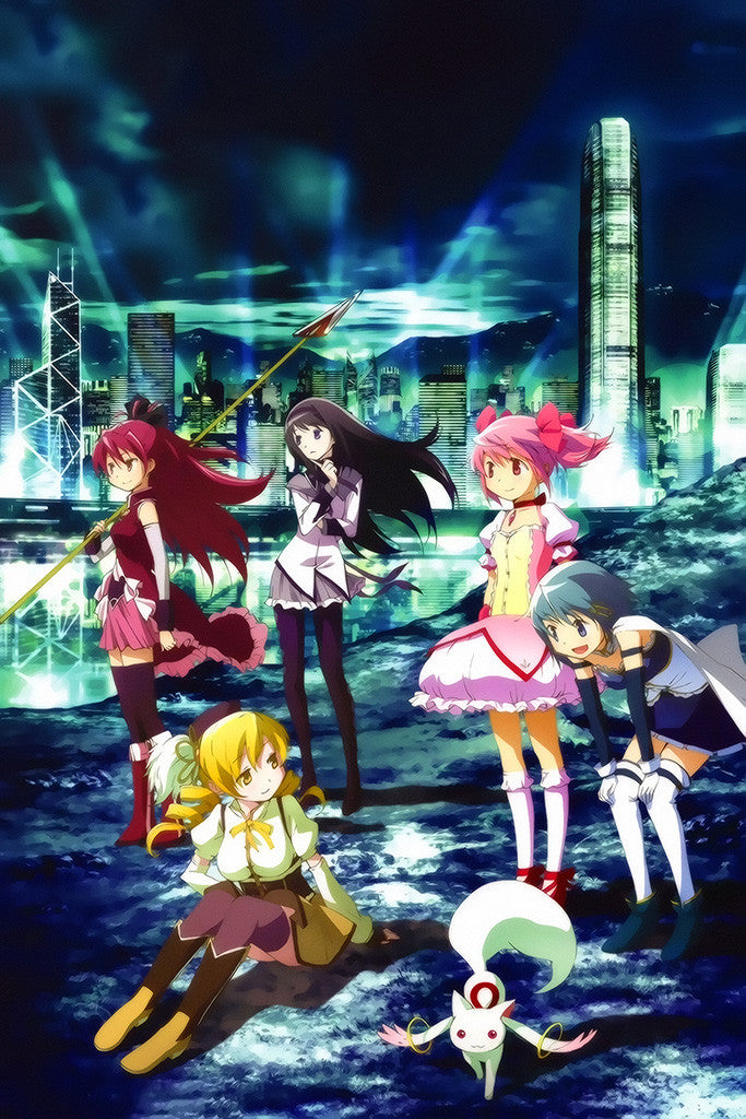 Puella Magi Madoka Magica Homura Akemi Anime Series Poster