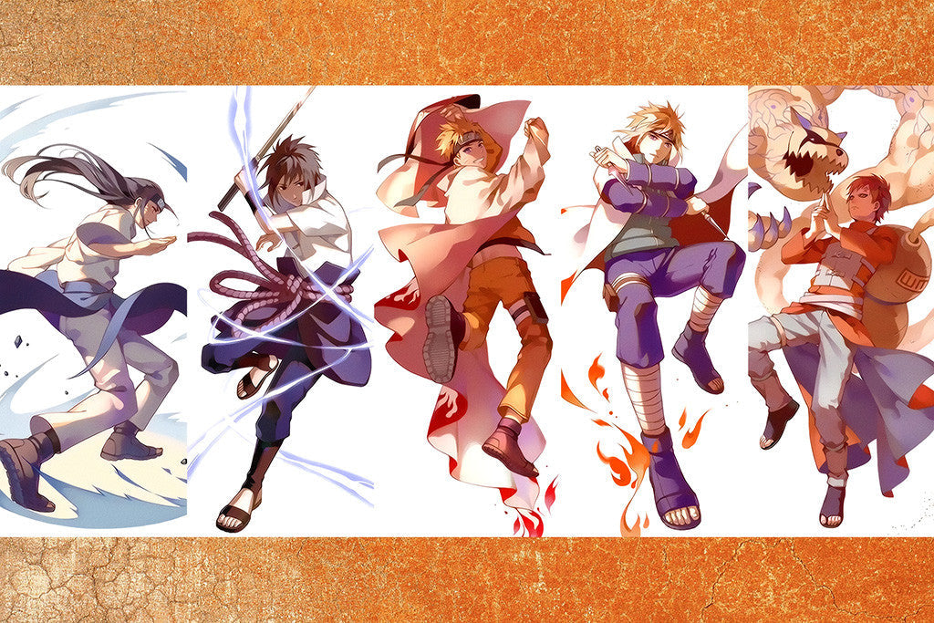 Naruto Shippuden Anime Main Characters Anime Poster