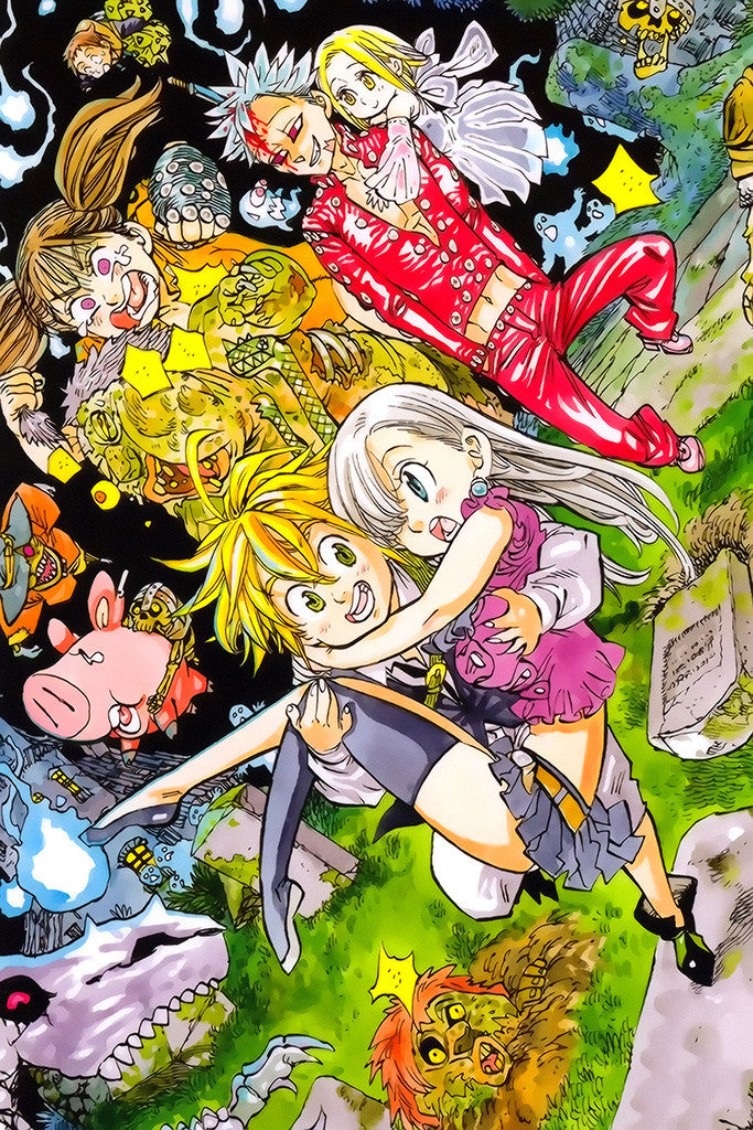 Nanatsu No Taizai Meliodas Anime Poster