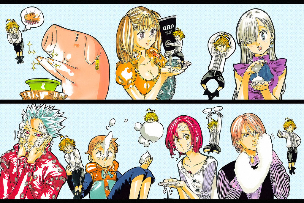 Nanatsu No Taizai Funny Anime Poster