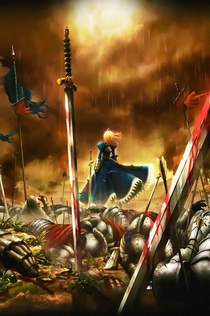 Fate Stay Night Saber Poster