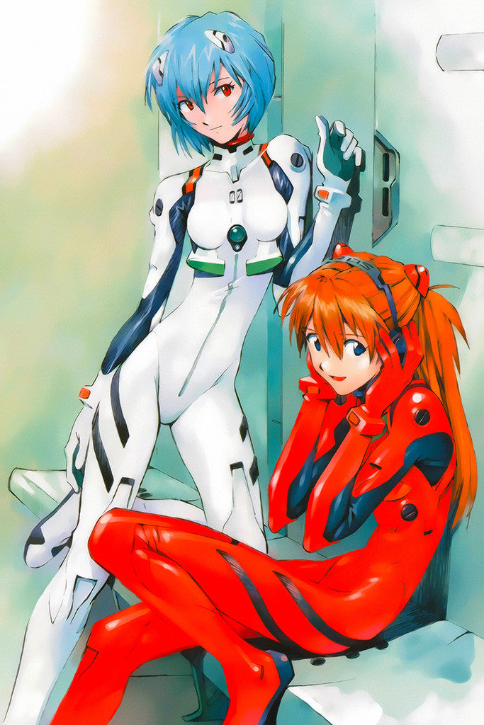 Evangelion Asuka Rei Poster