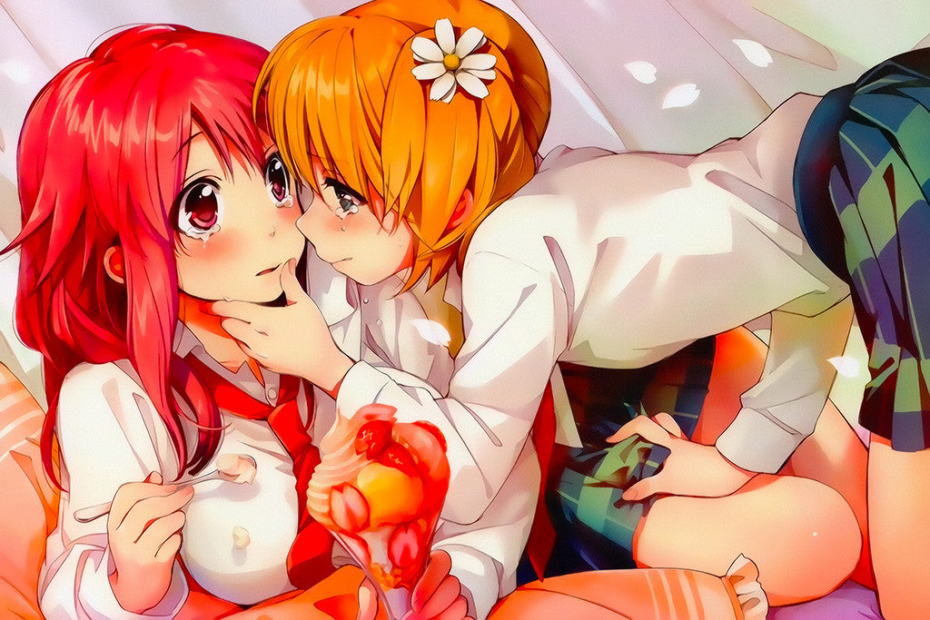 Sakura Trick Haruka & Yuu Yuri Japanese Anime Poster
