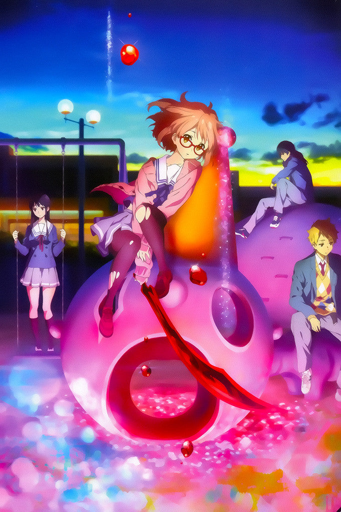 Beyond The Boundary Kyoukai No Kanata Anime Novel Poster