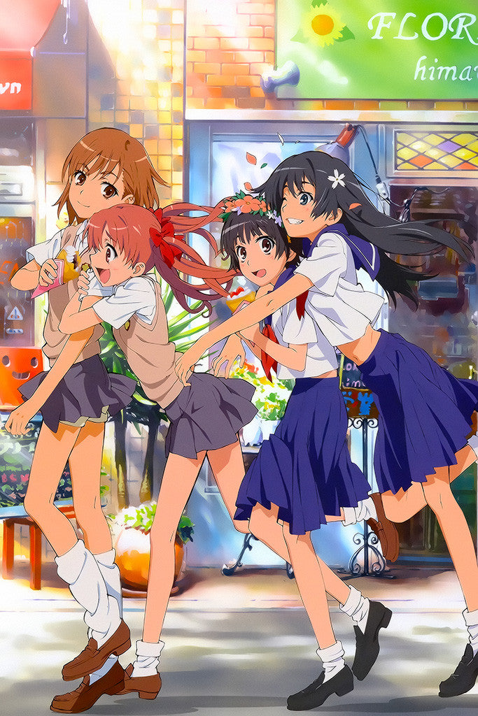A Certain Scientific Railgun Anime Manga Poster