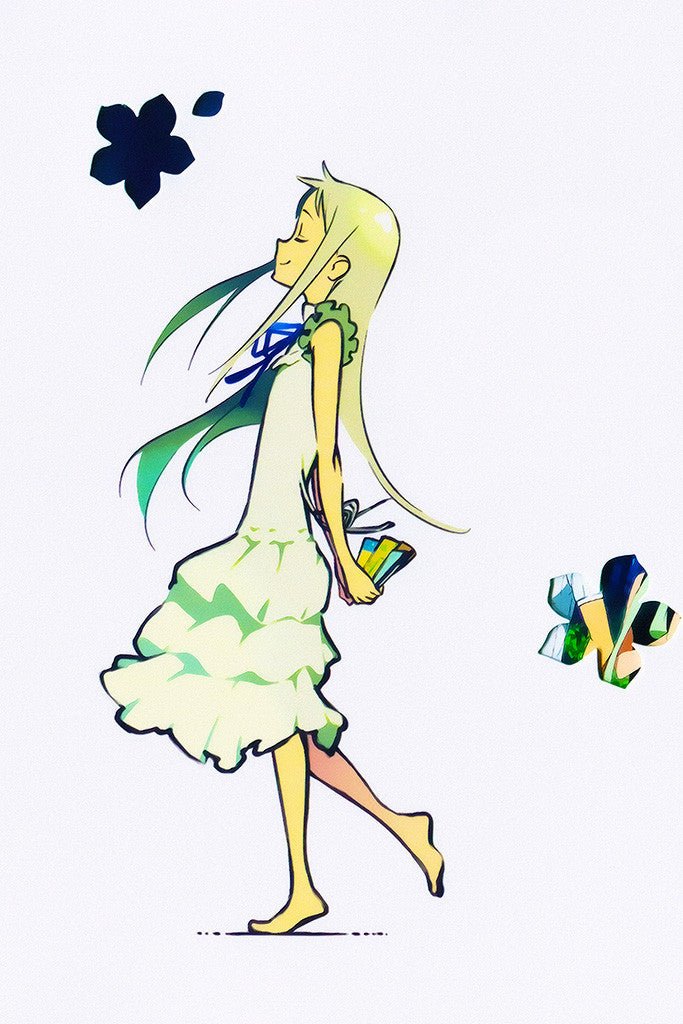 Anohana The Flower We Saw That Day Anime Art Poster