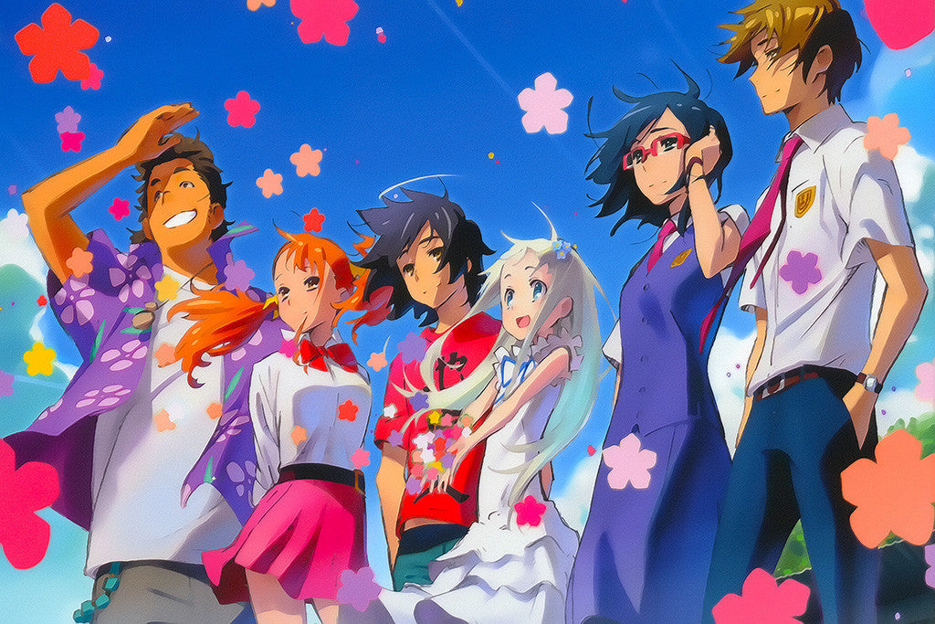 Anohana The Flower We Saw That Day Anime Series Poster