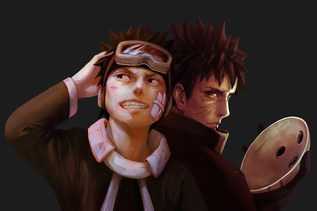Naruto Shippuden Anime Obito Uchiha Poster