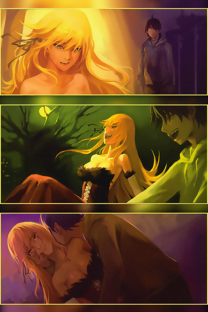 Monogatari Series Shinobu Koyomi Anime Poster