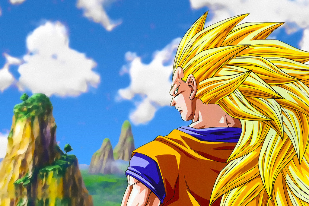 Dragon Ball Z Goku Japanese Animated Series Poster