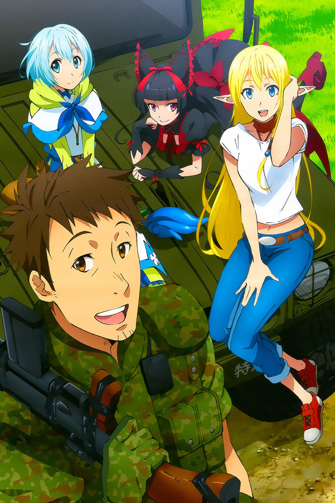 Gate Thus The Jsdf Fought There Manga Poster