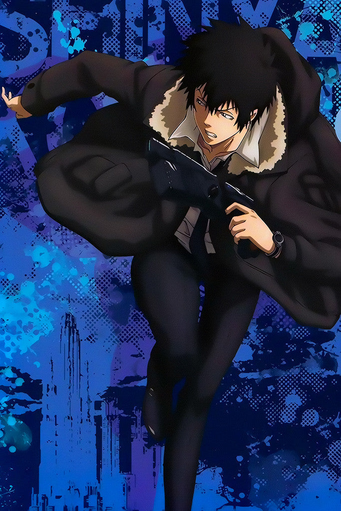 Psycho Pass Shinya Kogami Anime Poster