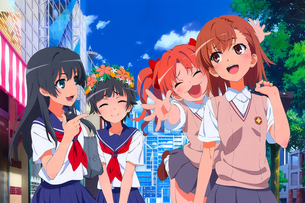 A Certain Scientific Railgun Manga Anime Poster