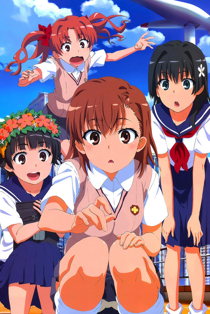 A Certain Scientific Railgun Anime Manga Series Poster
