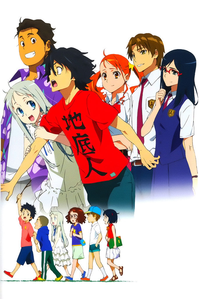 Anohana The Flower We Saw That Day Anime Poster